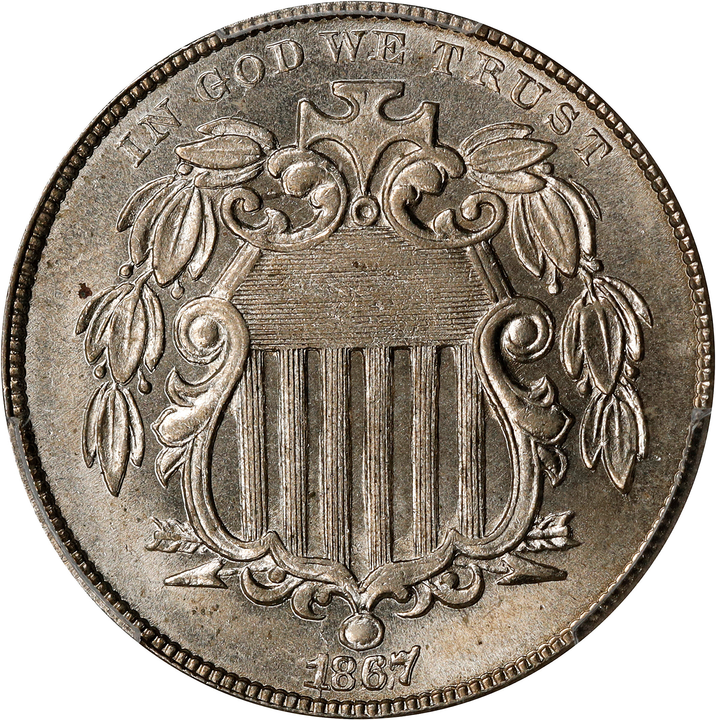 1867 5c Rays, Repunched Date, FS-301 MS thumbnail 13