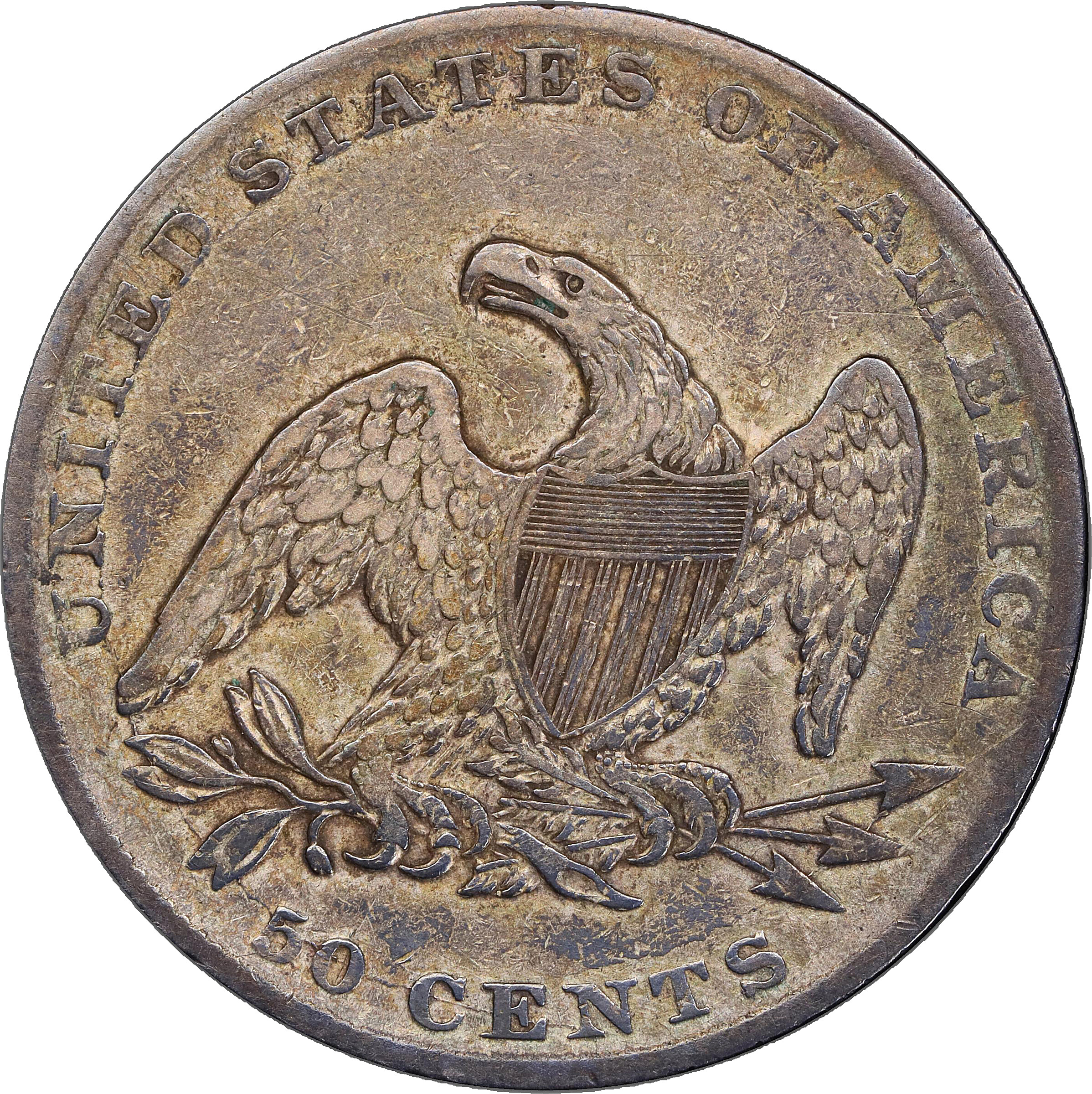 1837 50c Reeded Edge, GR-9 G4 CAC thumbnail 11