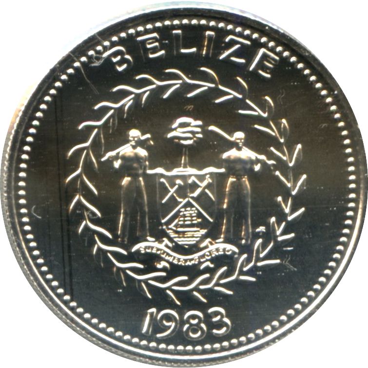 1983 25 Ce Special Uncirculated PR