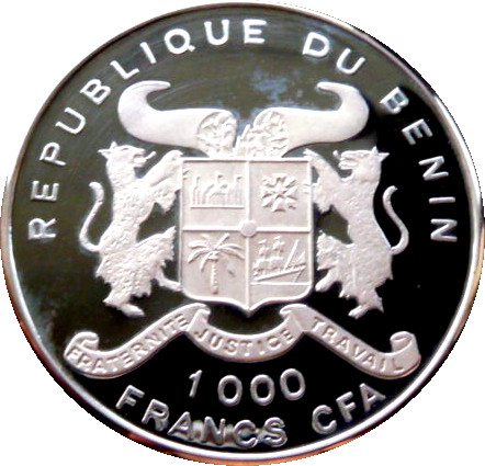 1995 1000 Fr CF Proof PR