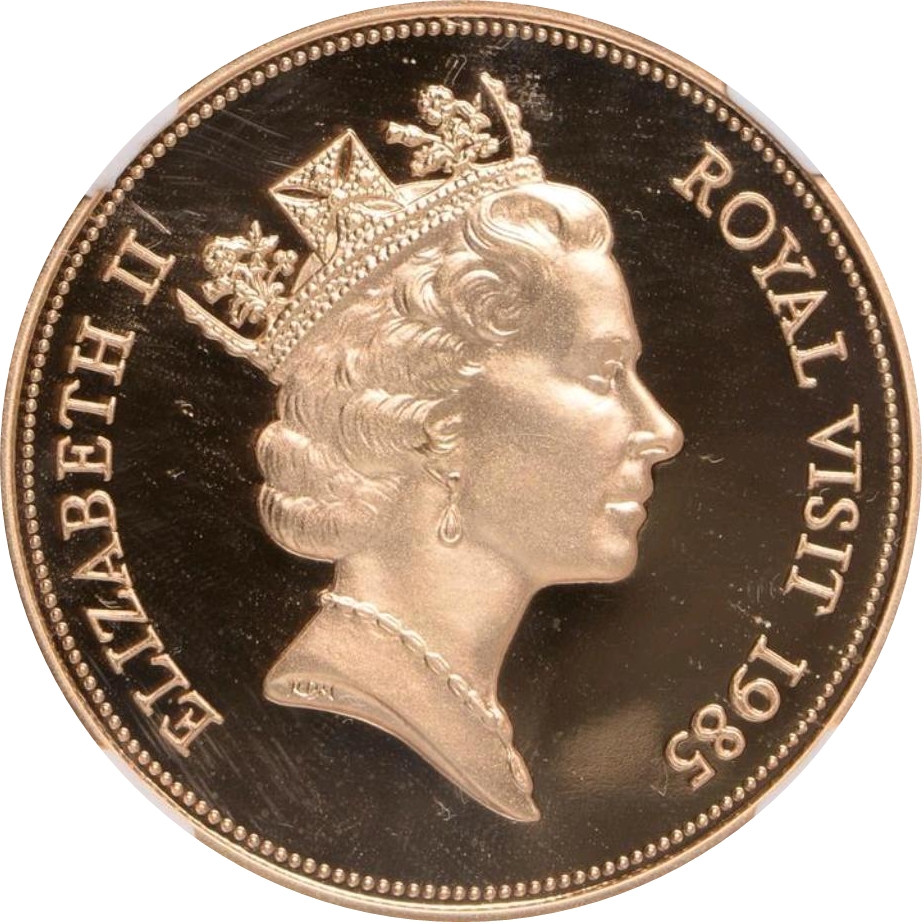 1985 500 Do Proof; estimated mintage. PR