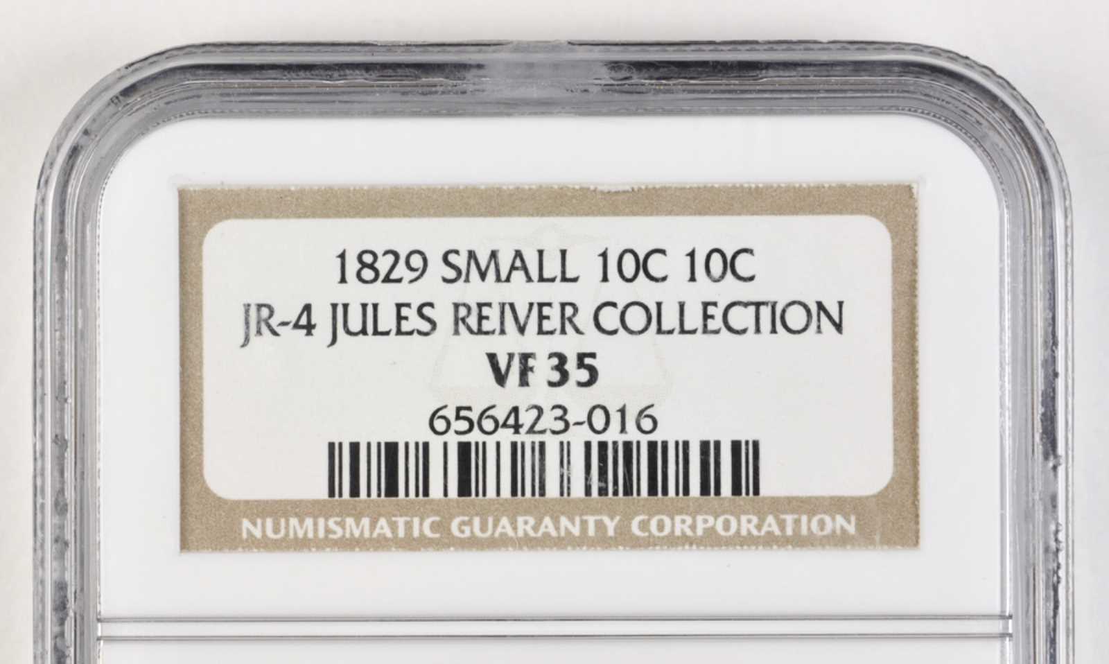 1829 10c Small 10C, JR-4 VG10 thumbnail 5