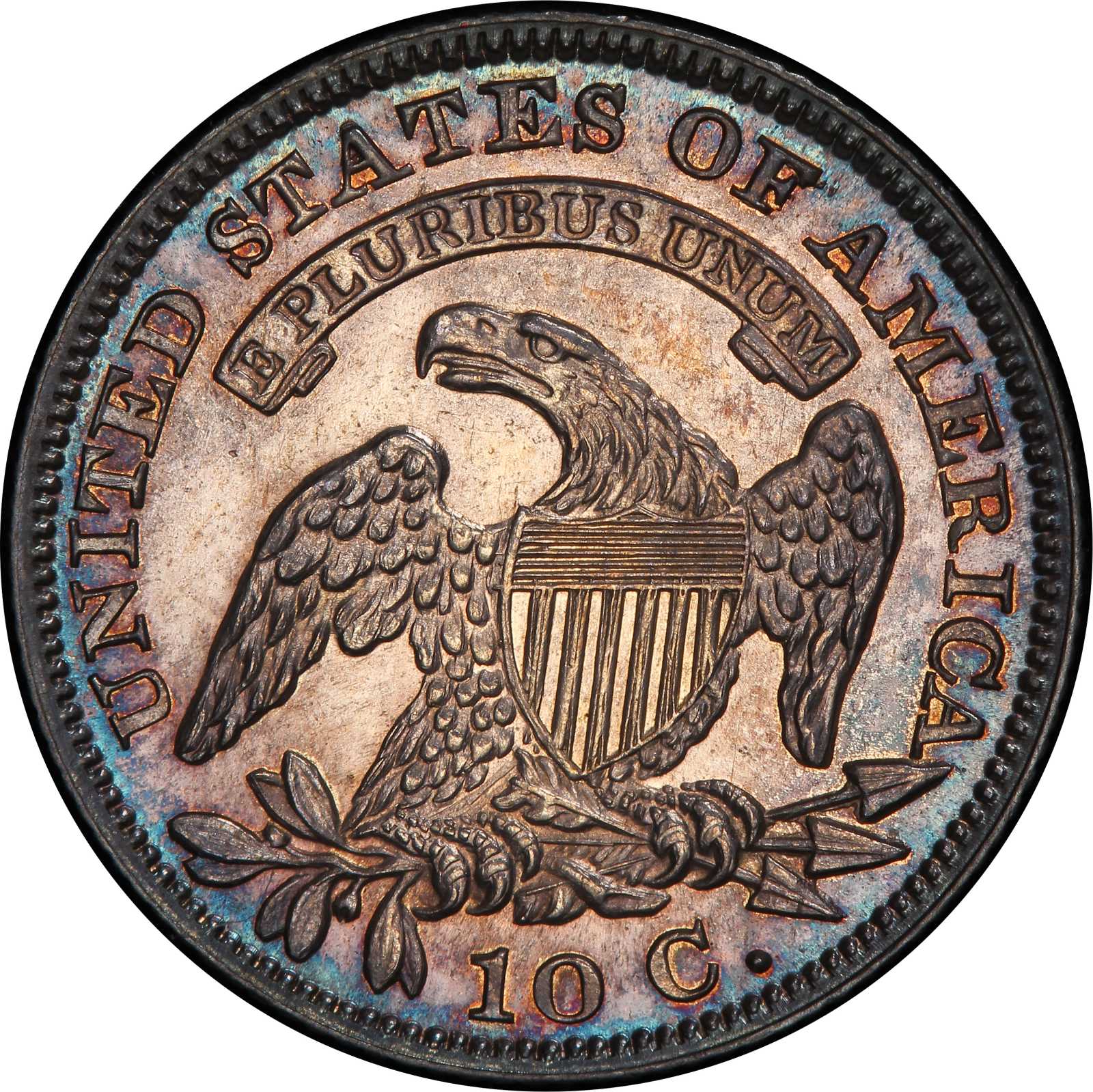 1829 10c Small 10C, JR-4 VG10 thumbnail 11
