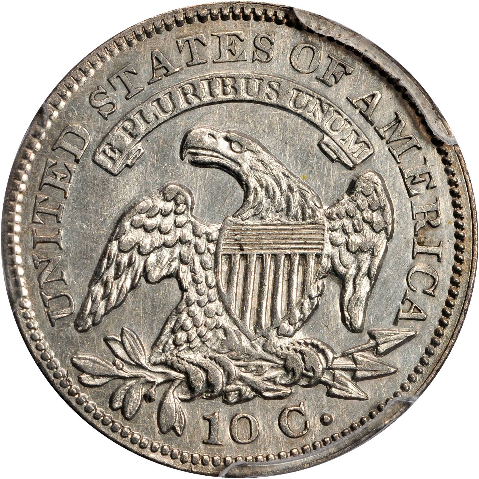 1829 10c Small 10C, JR-3 G6 thumbnail 2