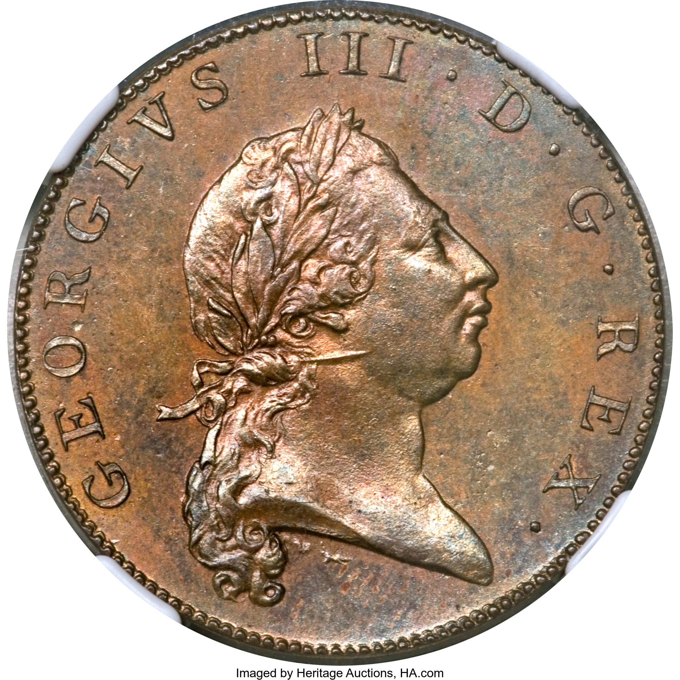 1793 1 Pe Struck between 1805 and 1823 MS