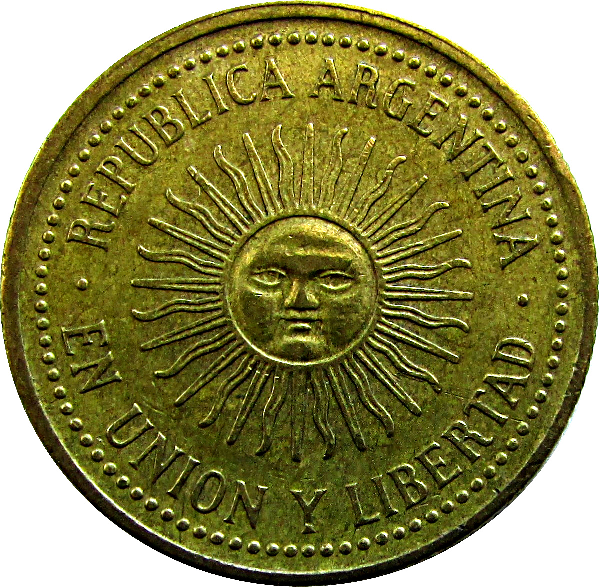 1992 5 Ce Narrow rim | lighter | Santiago de Chile Mint / Brasil MS