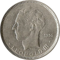 1936 5 Fr Morin 452; medal alignment MS