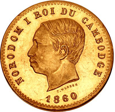 1875-1899 10 Ce Restrike PR