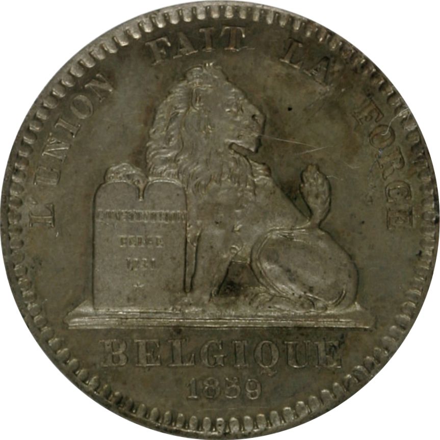 1859 20 Ce Proof PR