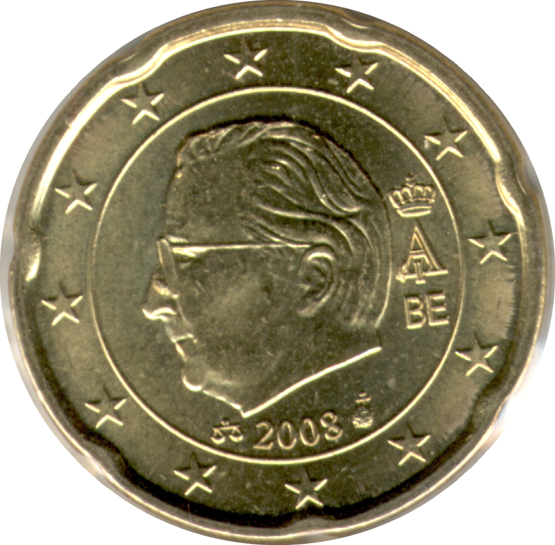 2008 20 Eu Ce BU set MS