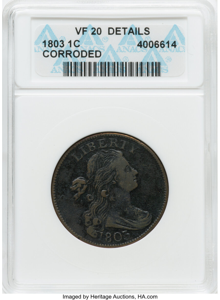1803 1c Large Date, Large Fraction MS BN thumbnail 9
