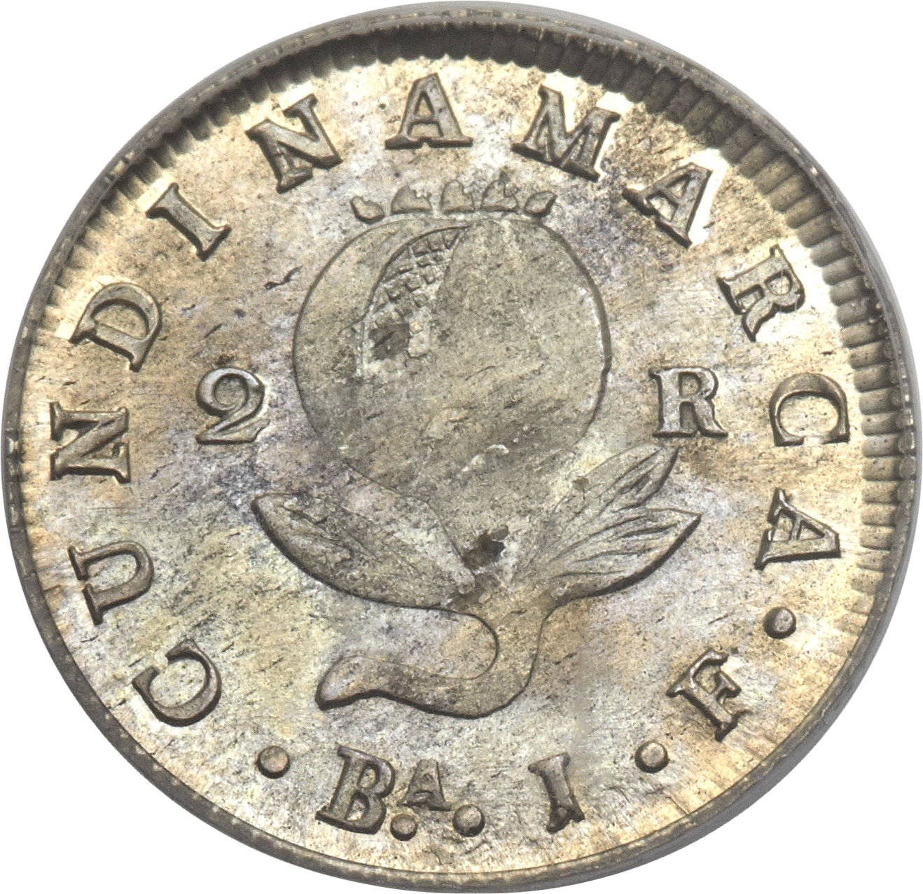 1820 2 Re (fr) rare MS