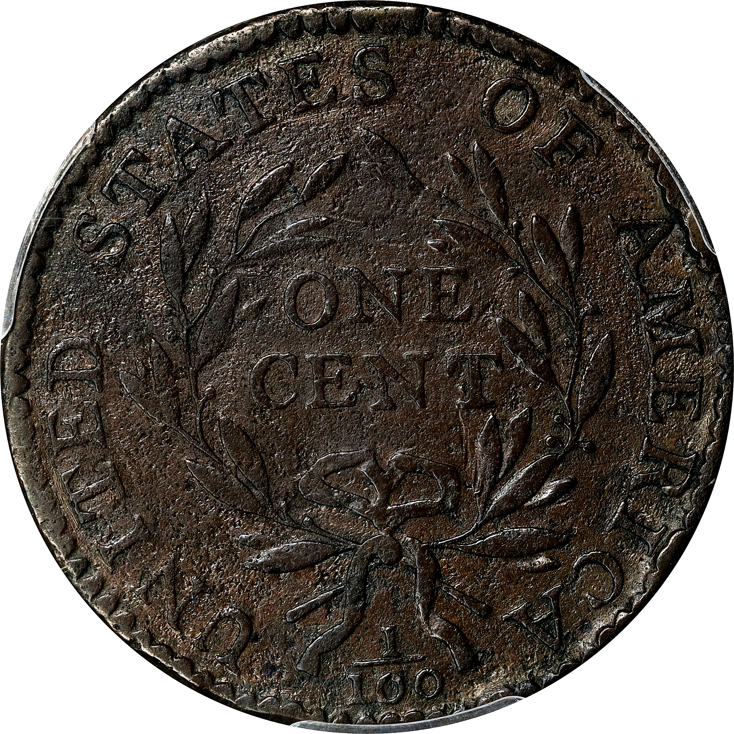 1794 1c Head of 1795, S-70  MS BN thumbnail 17