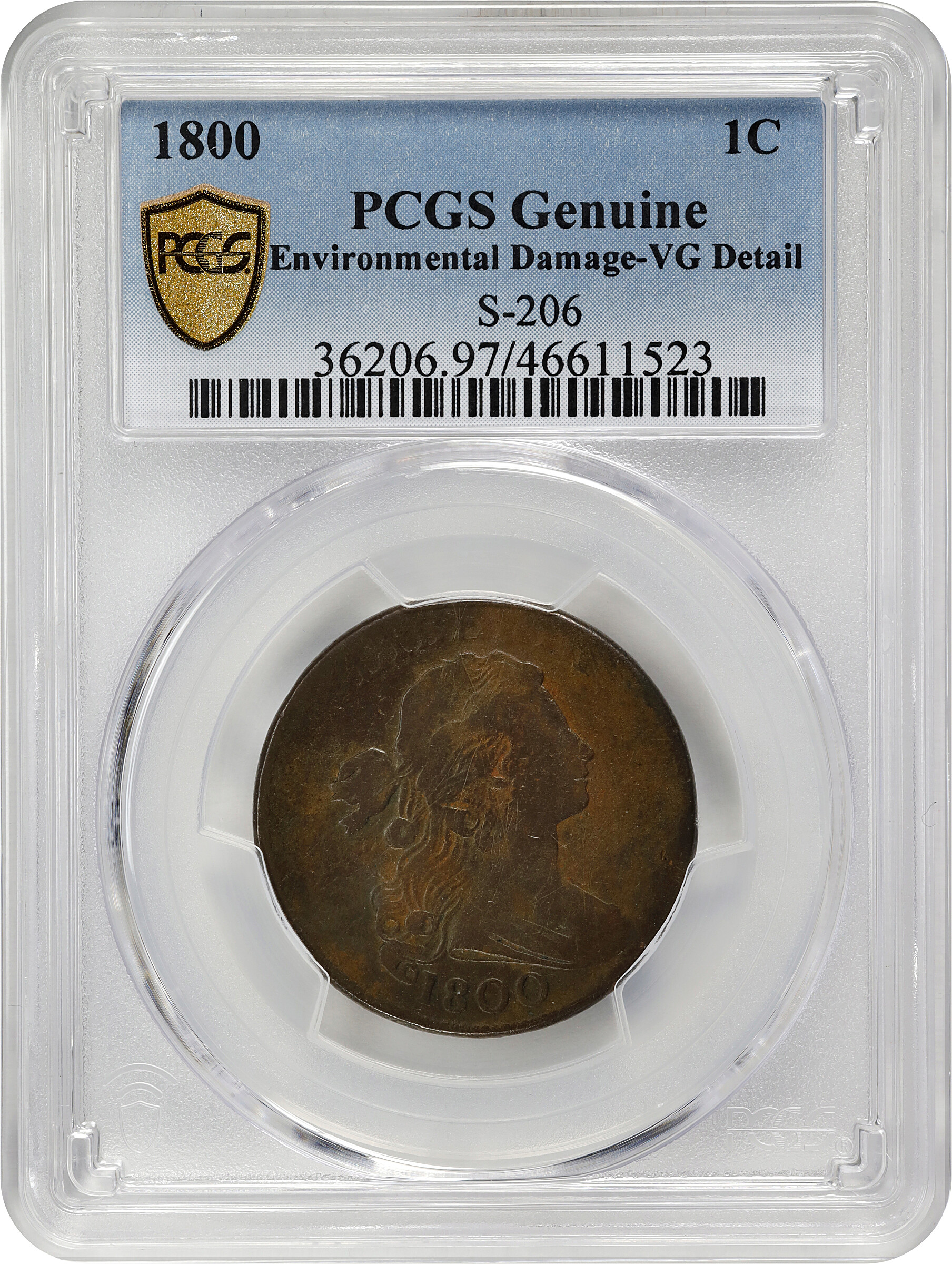 1800 1c Normal Date, S-206  MS BN thumbnail 16