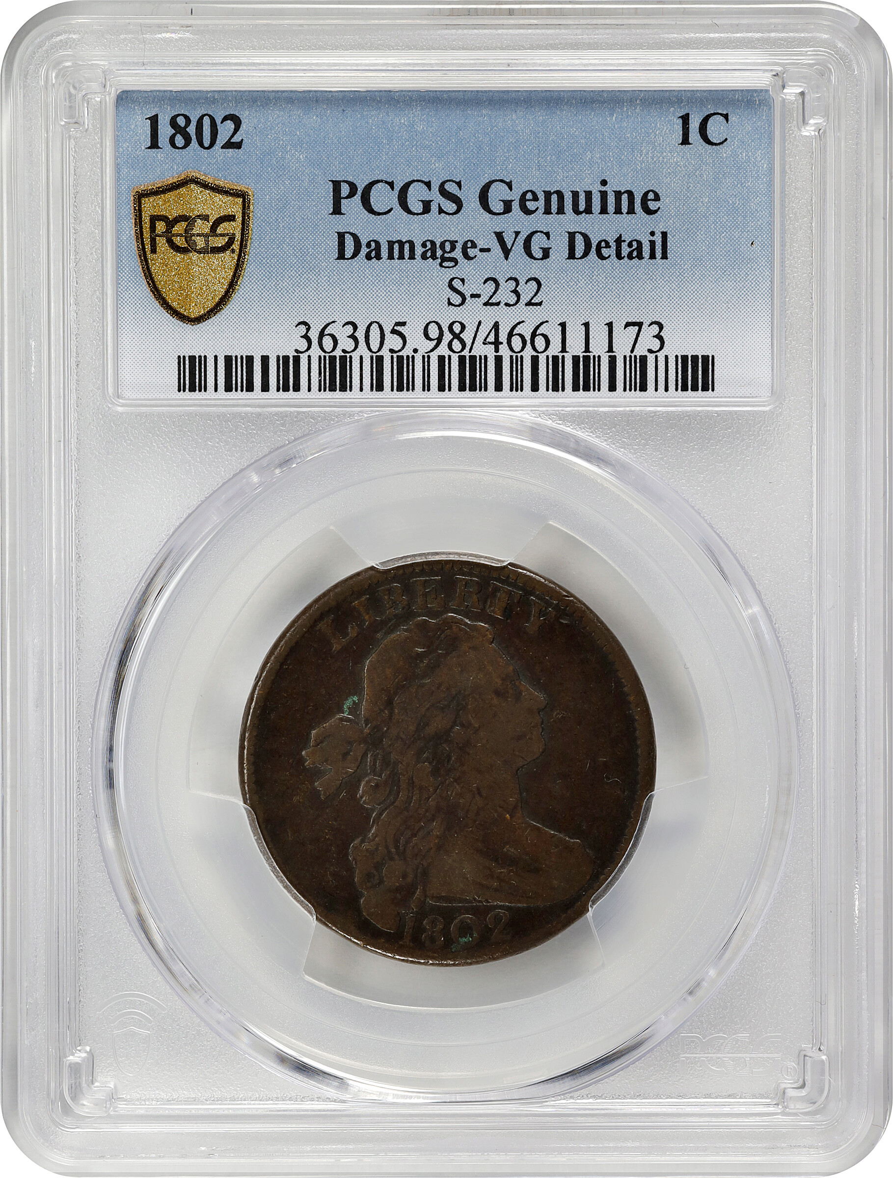 1802 1c Normal Reverse, S-232  MS BN G4 BN thumbnail 9