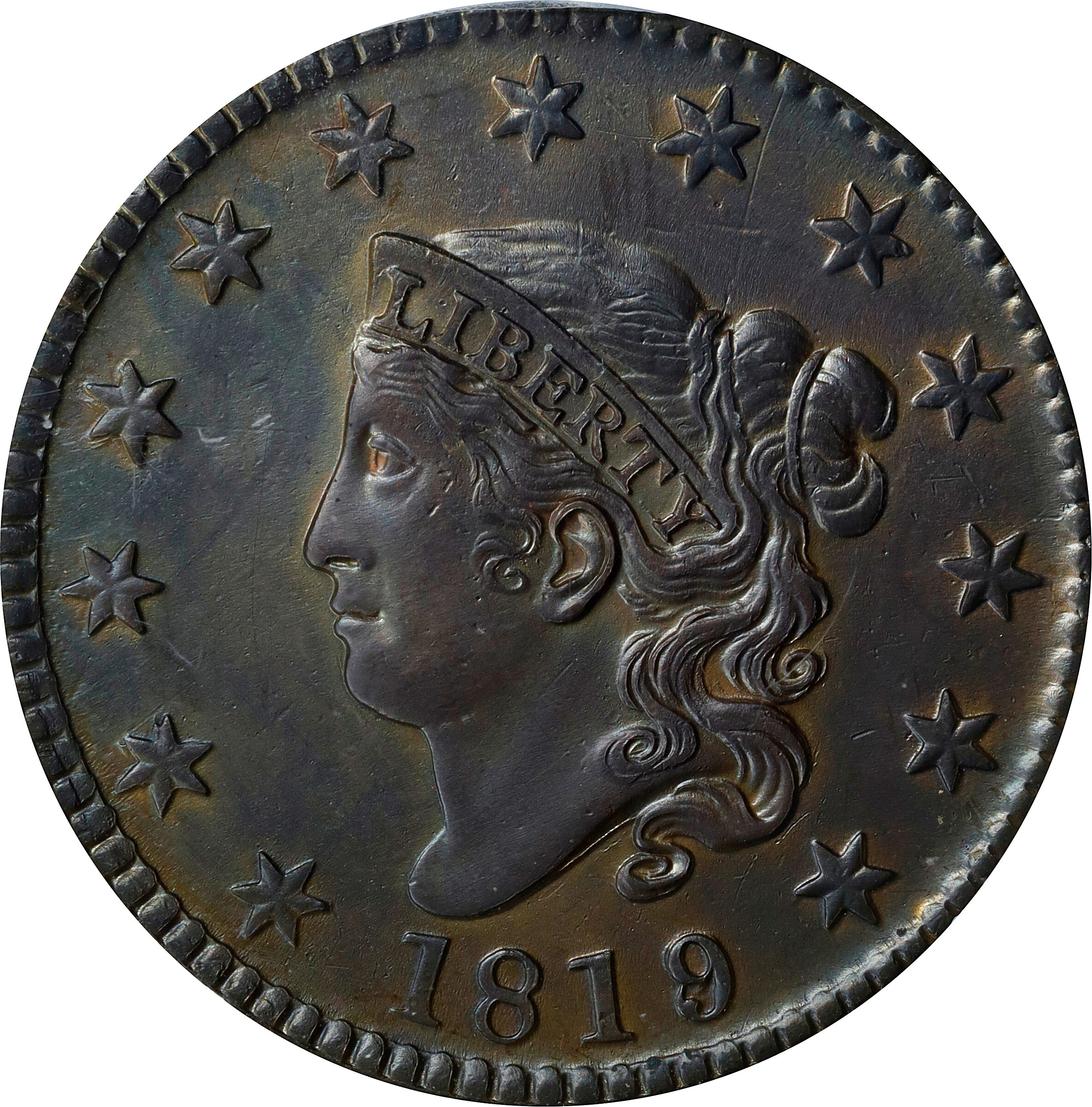 1819/8 1c Large Date MS BN F15 BN thumbnail 23