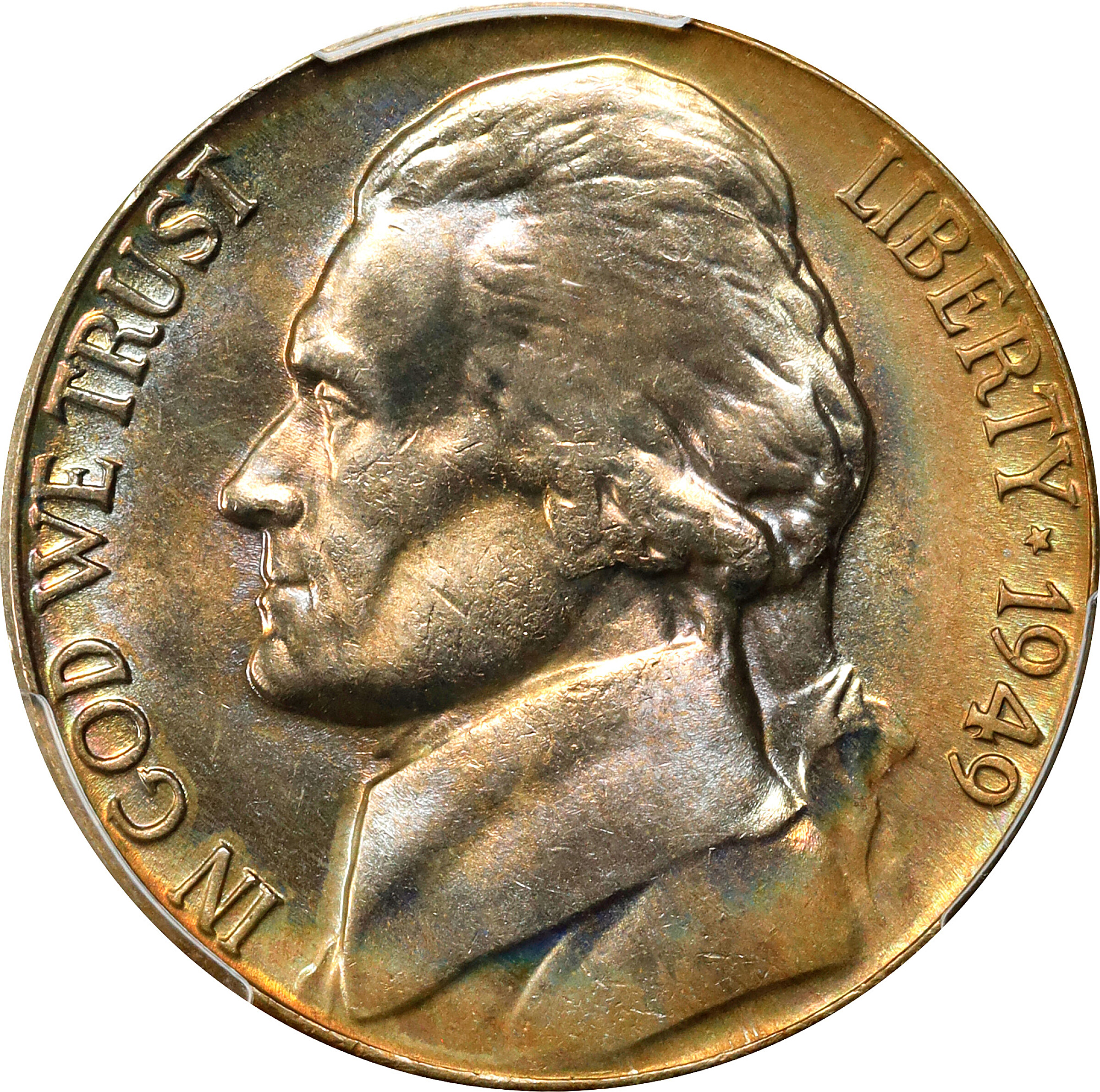 1949 Jefferson Nickel. MS-66+ (PCGS).