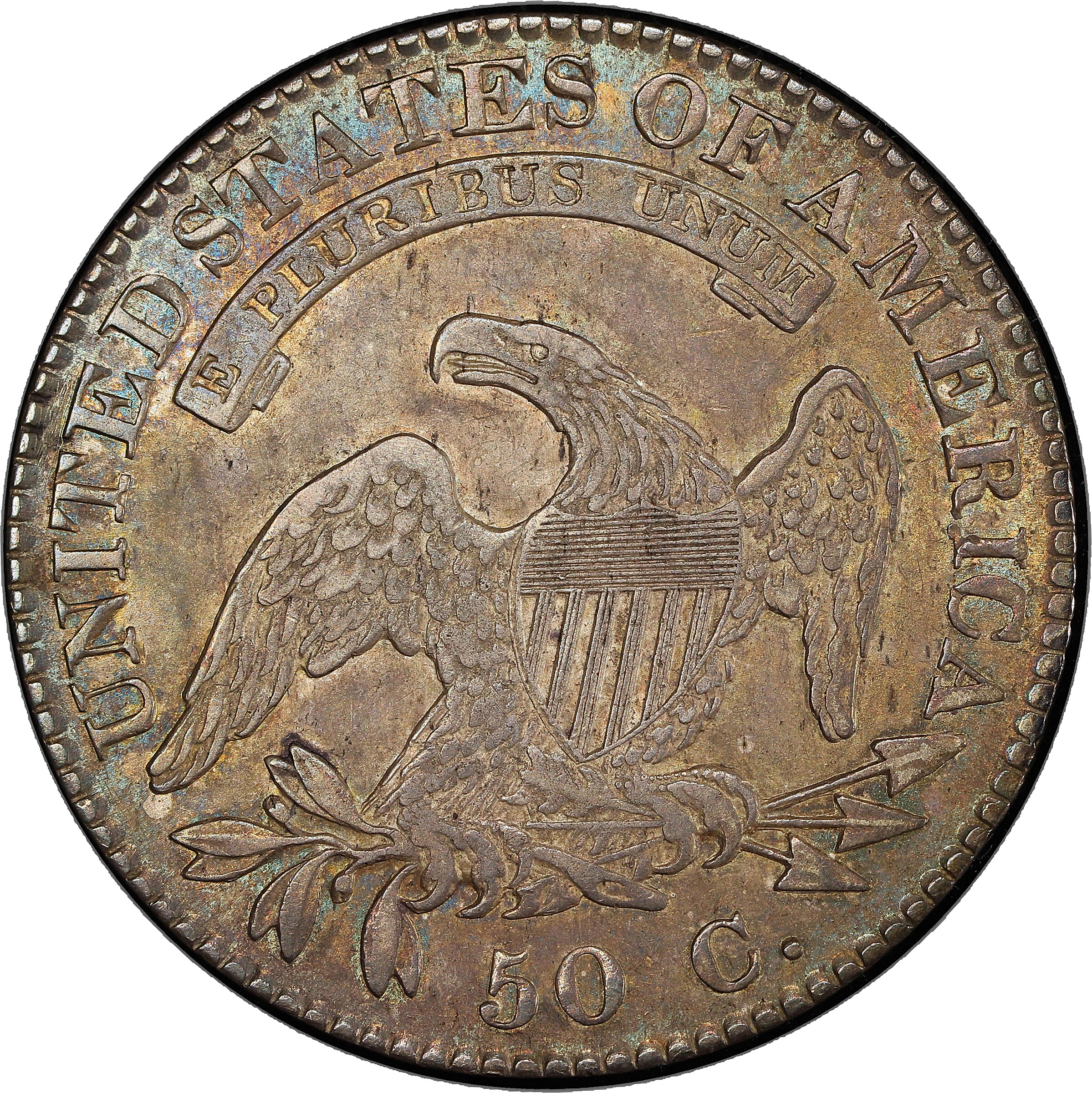 1821 50c O-105 VG10 thumbnail 4