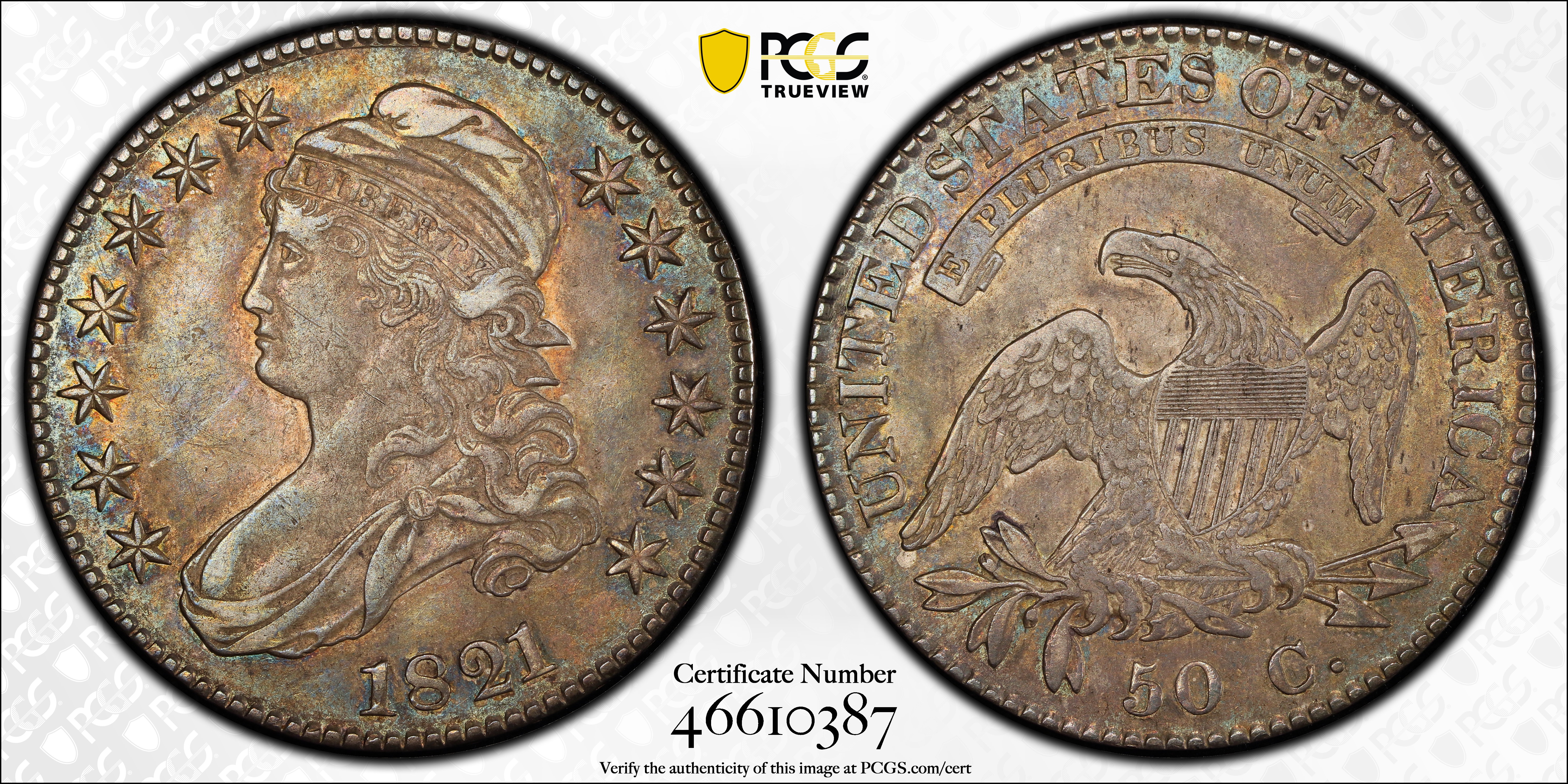 1821 50c O-105 MS thumbnail 20