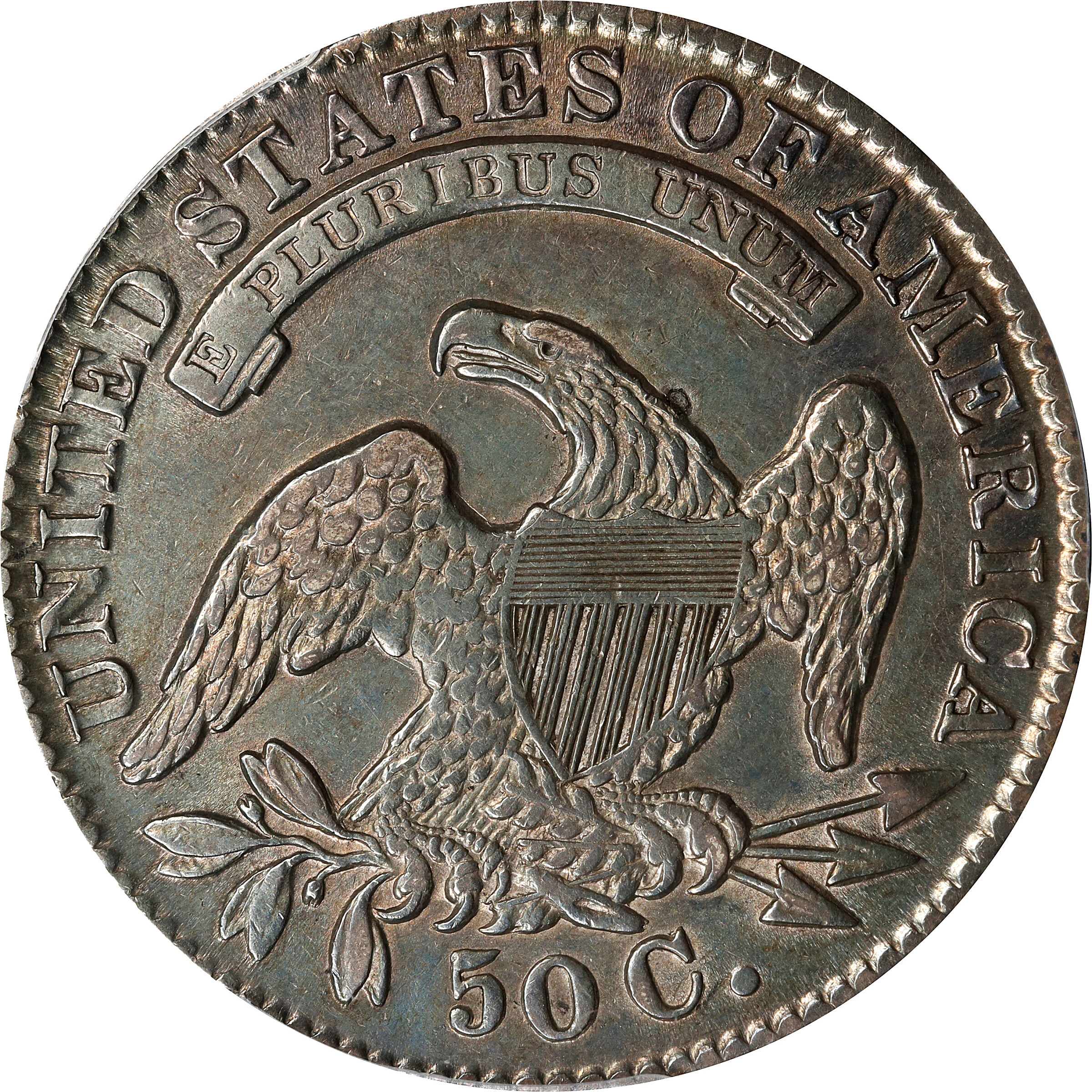 1833 50c O-101 G6 CAC thumbnail 2