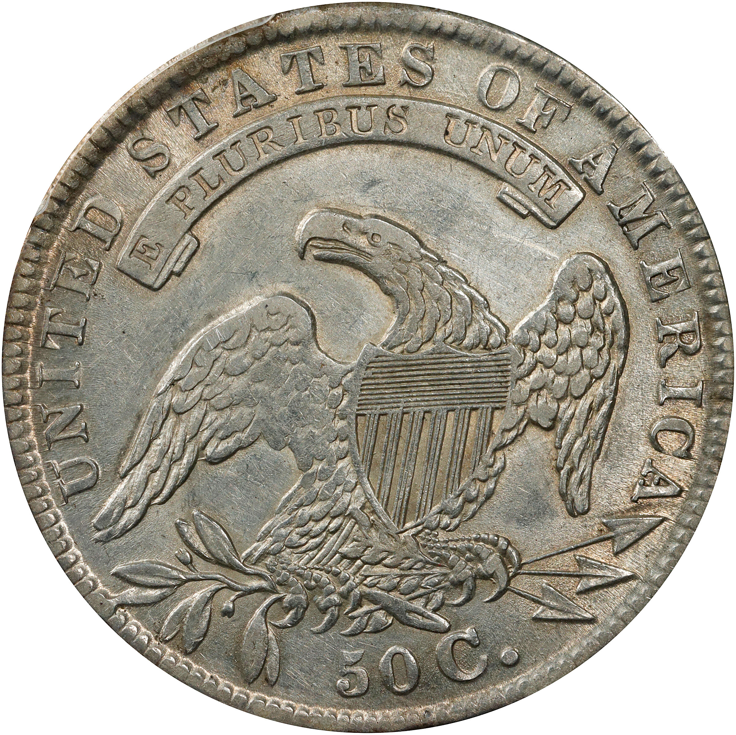 1834 50c Large Date, Small Letters, O-105 F12 thumbnail 4