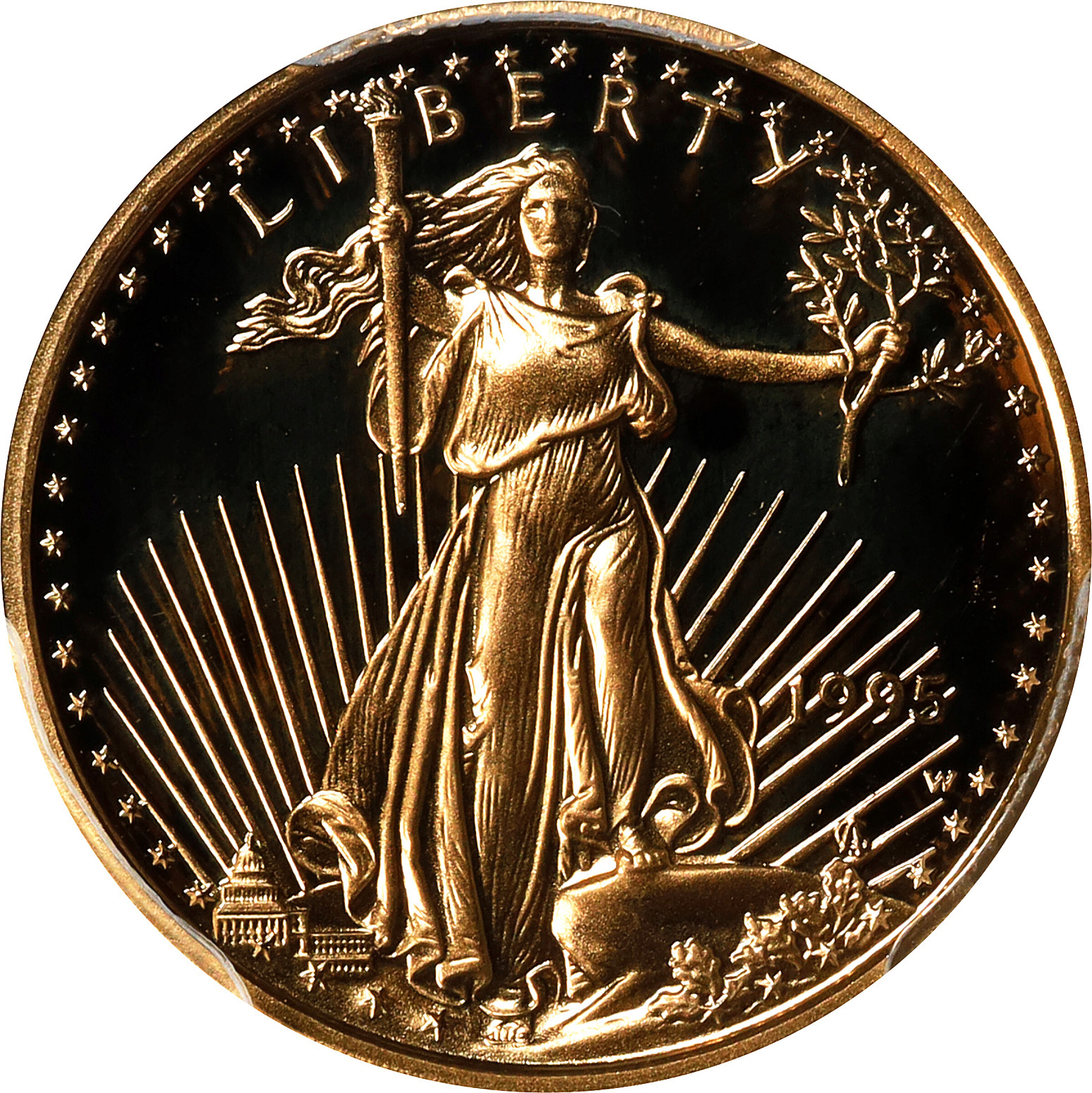 1995-W Tenth-Ounce Gold Eagle. Proof-69 Deep Cameo (PCGS).