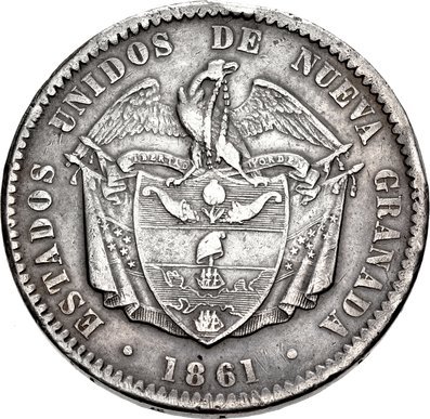 1861 1 PE Dot on the reverse MS