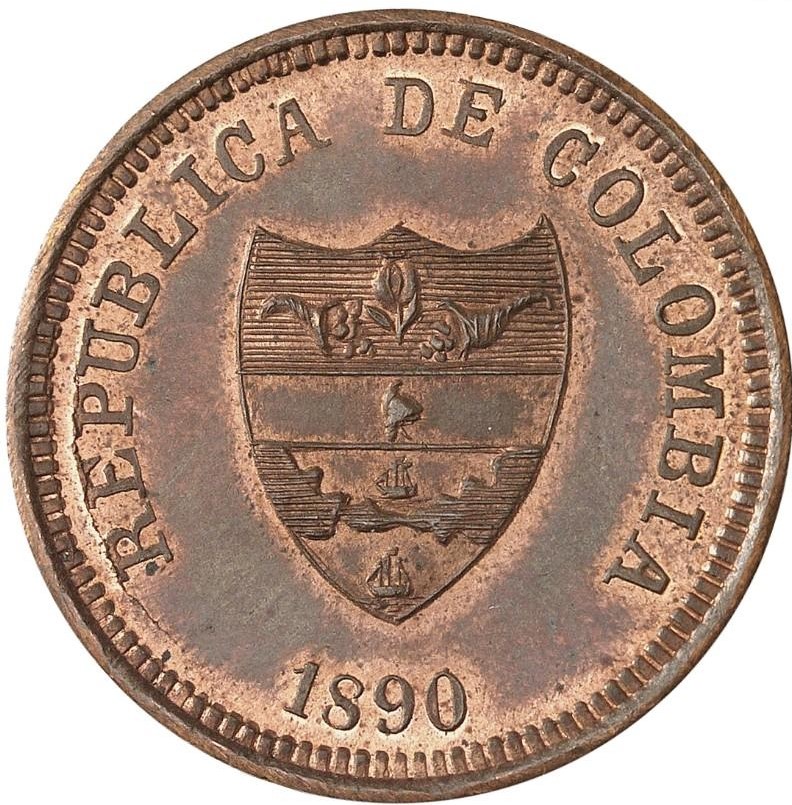 1890 2 Ce Proof PR