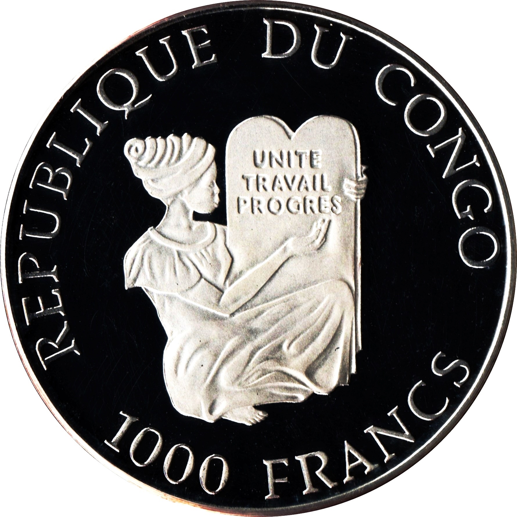 1993 1000 Fr CF Proof PR