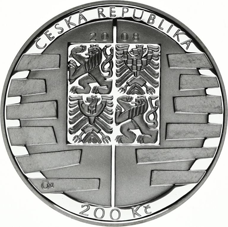 2008 200 Ko Milled edge; 61 pieces destroyed MS