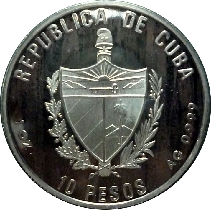 1991 10 Pe Plain stripes on coat of arms, Proof PR