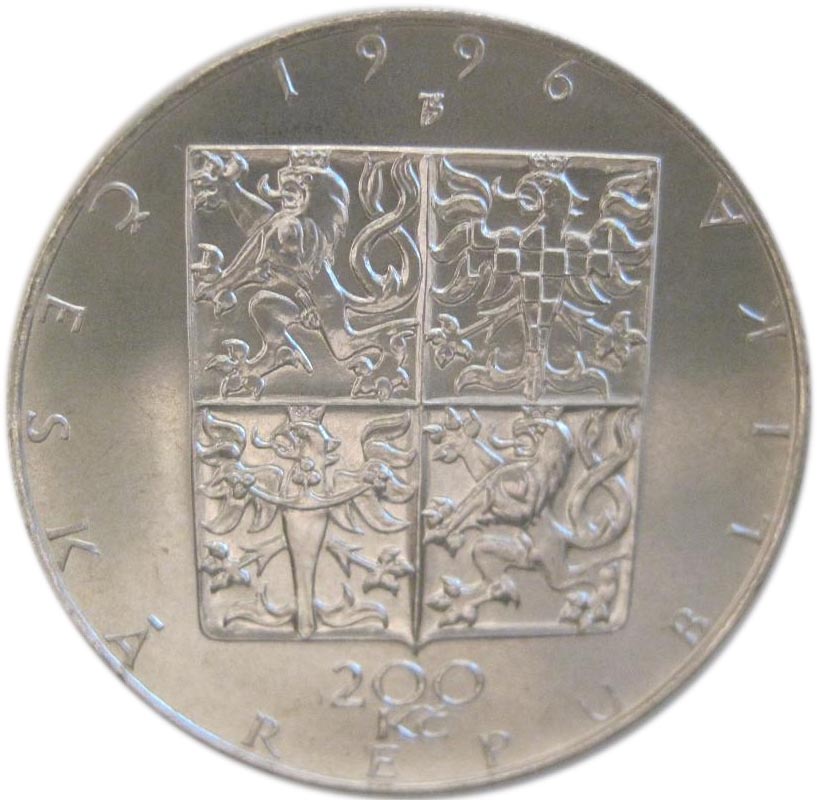 1996 200 Ko Milled edge; 5,868 pieces destroyed MS