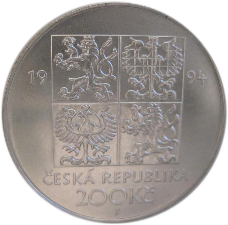 1994 200 Ko Milled edge; 4,459 pieces destroyed MS