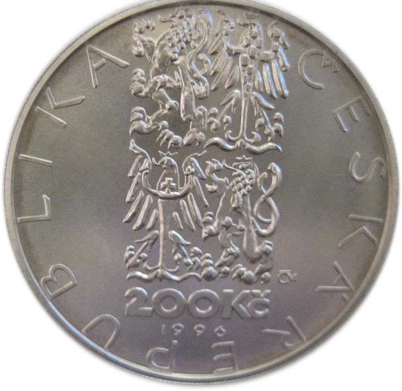 1996 200 Ko Milled edge; 7,430 pieces destroyed MS