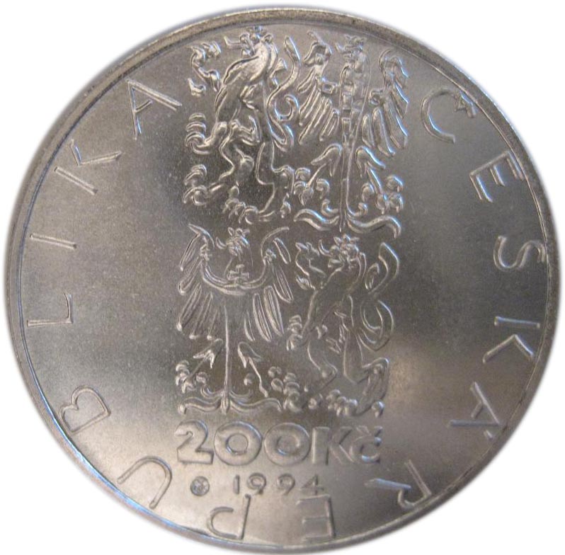 1994 200 Ko Milled edge; 5,475 pieces destroyed MS