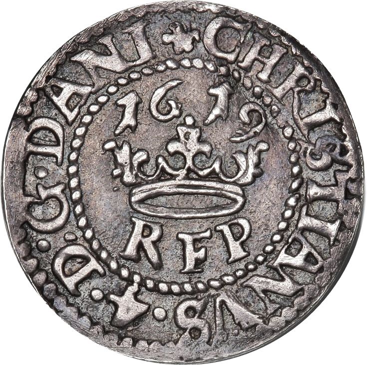 1619 2 Kr Type I  - CHRISTIANVS . 4 MS