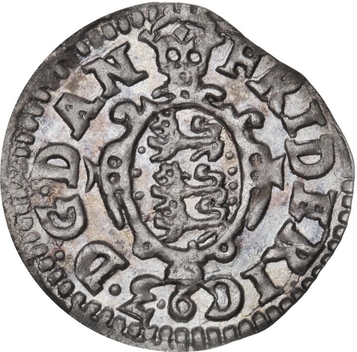 1651 2 Sk Da date in legend - FRIDERIC9 . III MS