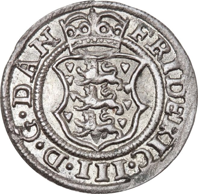 1667 2 Sk Da Mintmark in outer legend MS