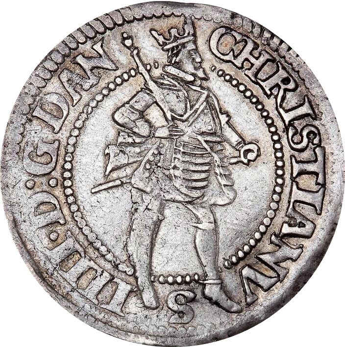 1618  ¼ Kr II between King legs MS