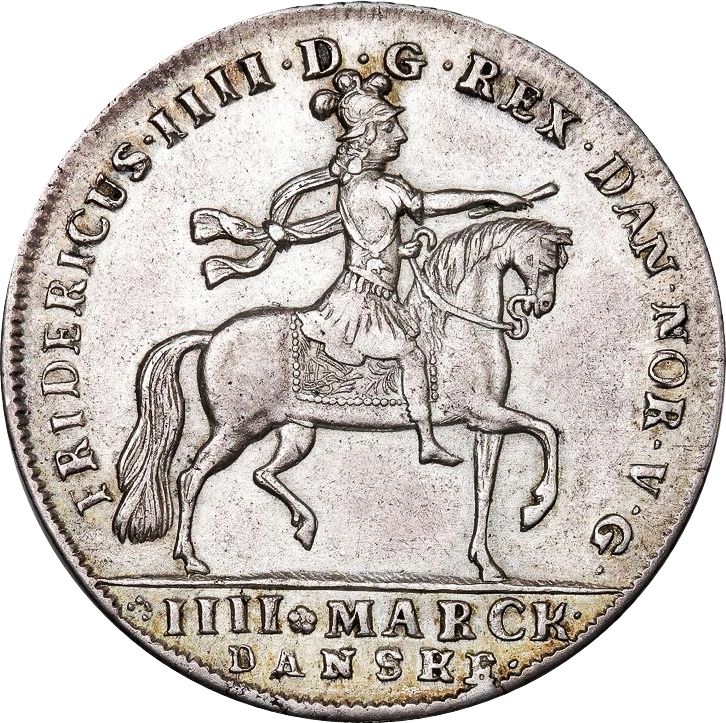 1711 1 Kr FRIDERICUS MS