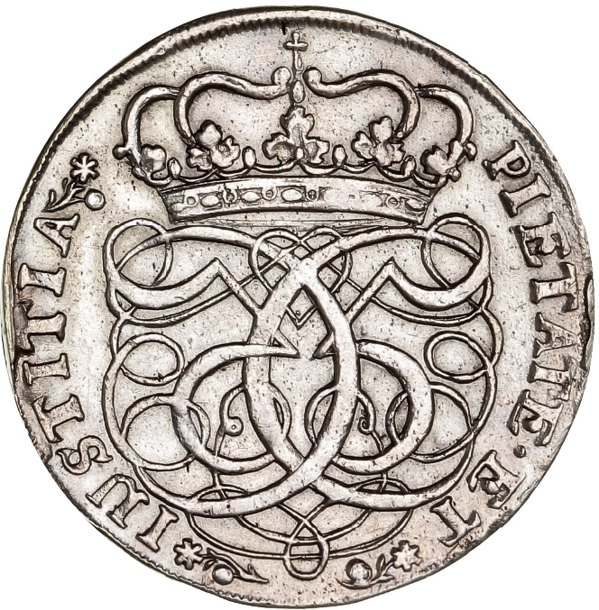 1686 1 Kr 2 flowers below monogram MS