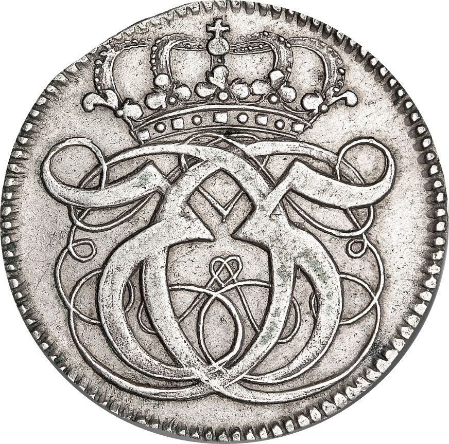 1691 1 Ma Km# 401,1  Horizontal date above value. MS