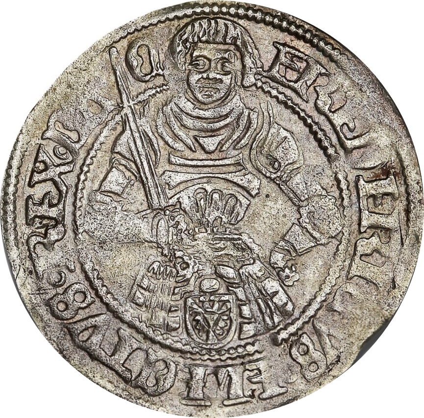 1524 10 Hv Year on reverse in legend MS