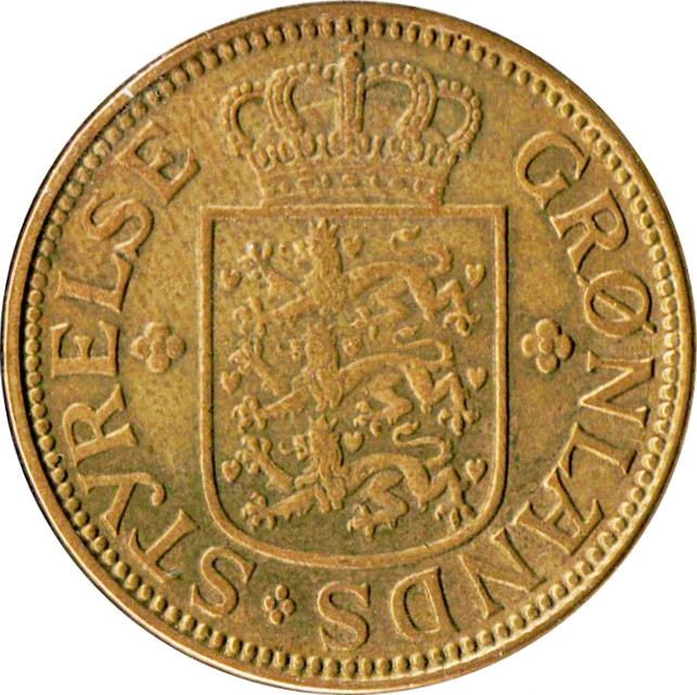 1926 1 Kr Double die of the heart with hole and the crown of the lion at bottom MS