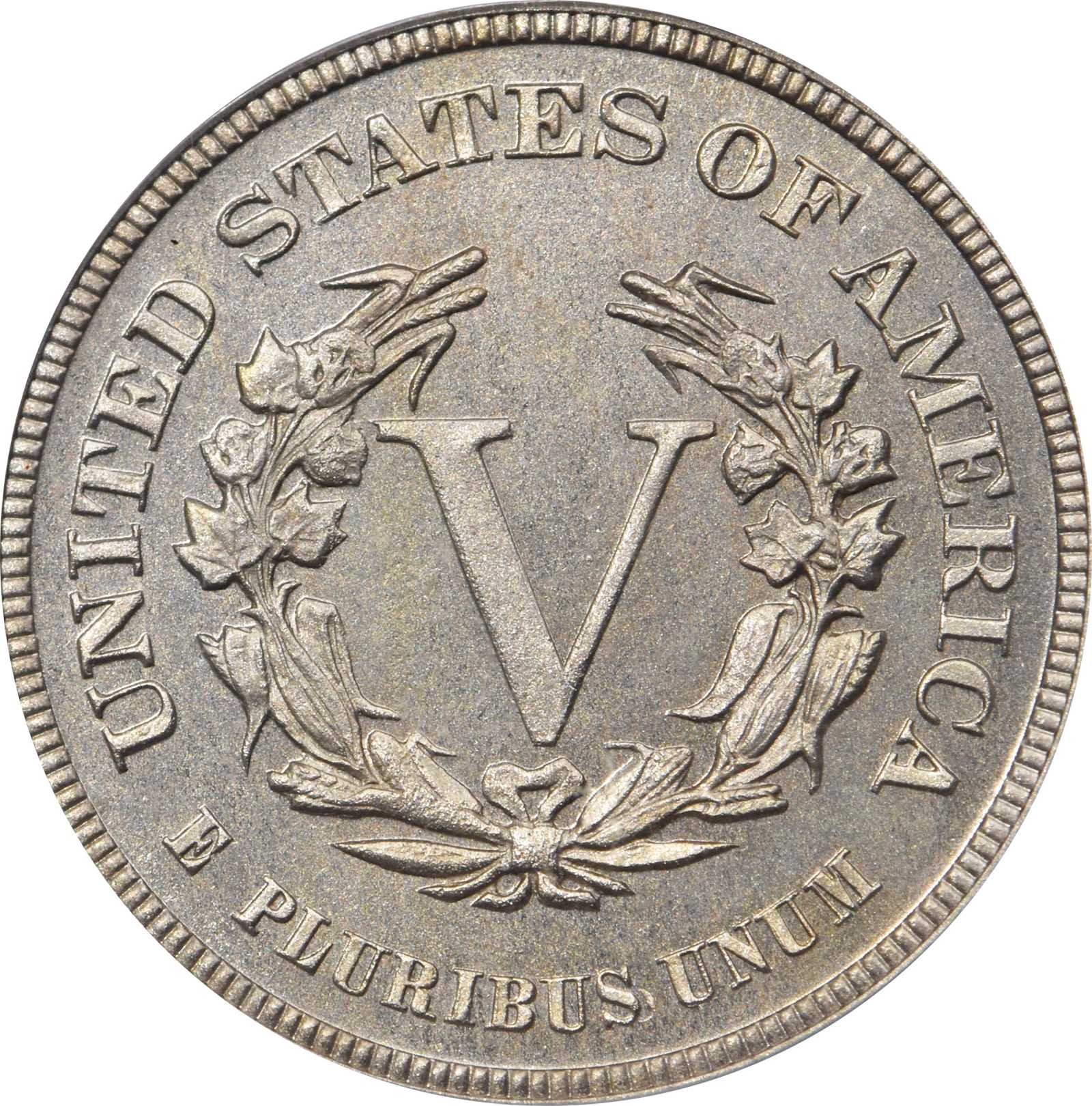 1882 P5c Nickel, J-1690 PR CAM PR66 CAM CAC thumbnail 2