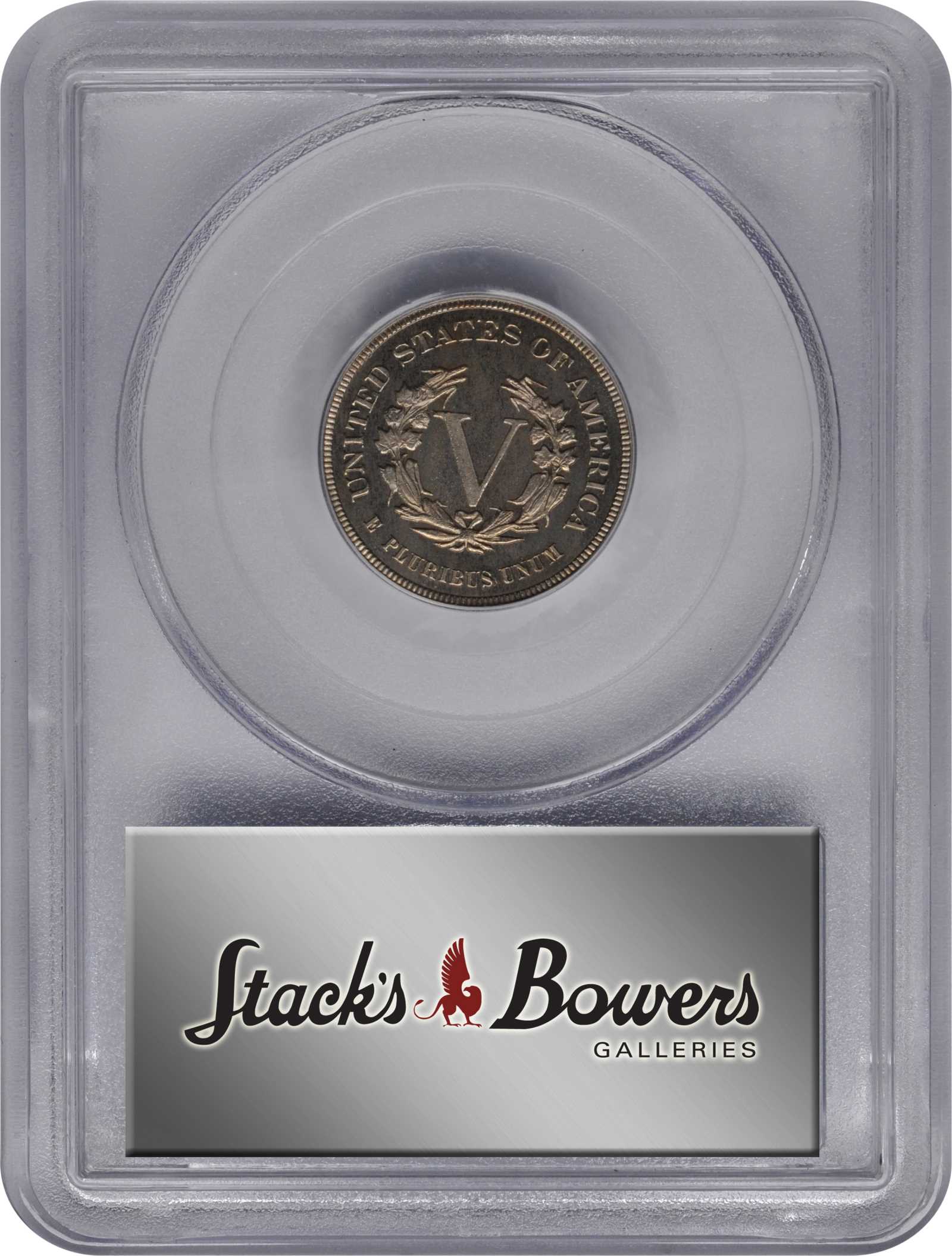 1882 P5c Nickel, J-1690 PR CAM PR66 CAM CAC thumbnail 4