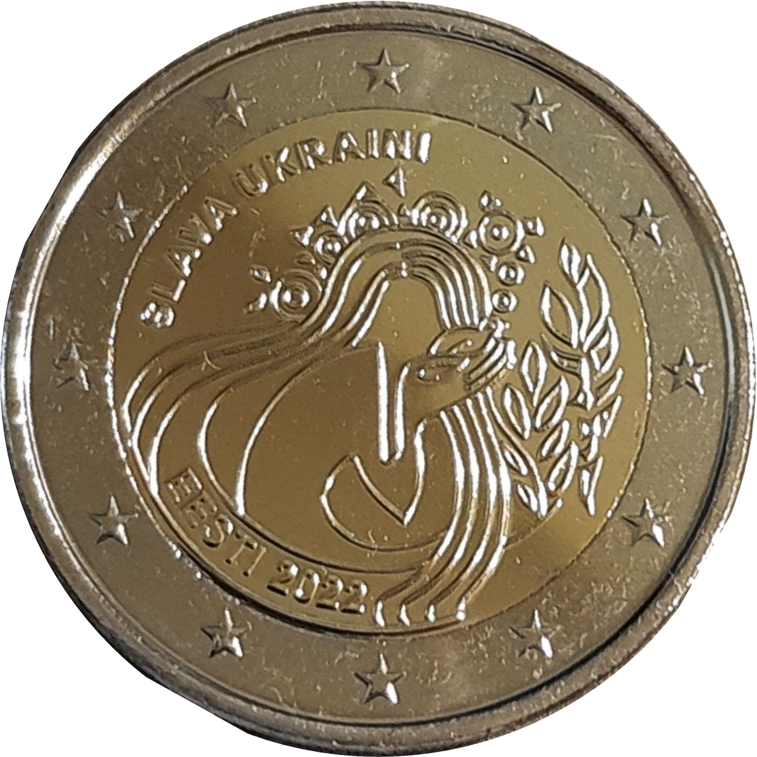 2022 2 Eu BU Coincard, Minted in Slovakia MS