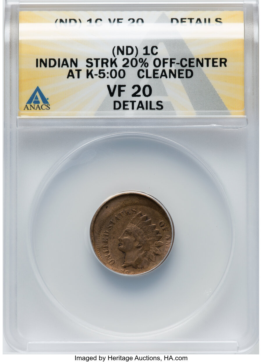 Indian Head Cent 1c Bronze, 1864-1909 MS BN [Type] thumbnail 18