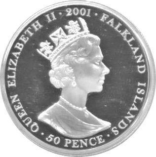 2001 50 Pe Proof with Gold insert PR