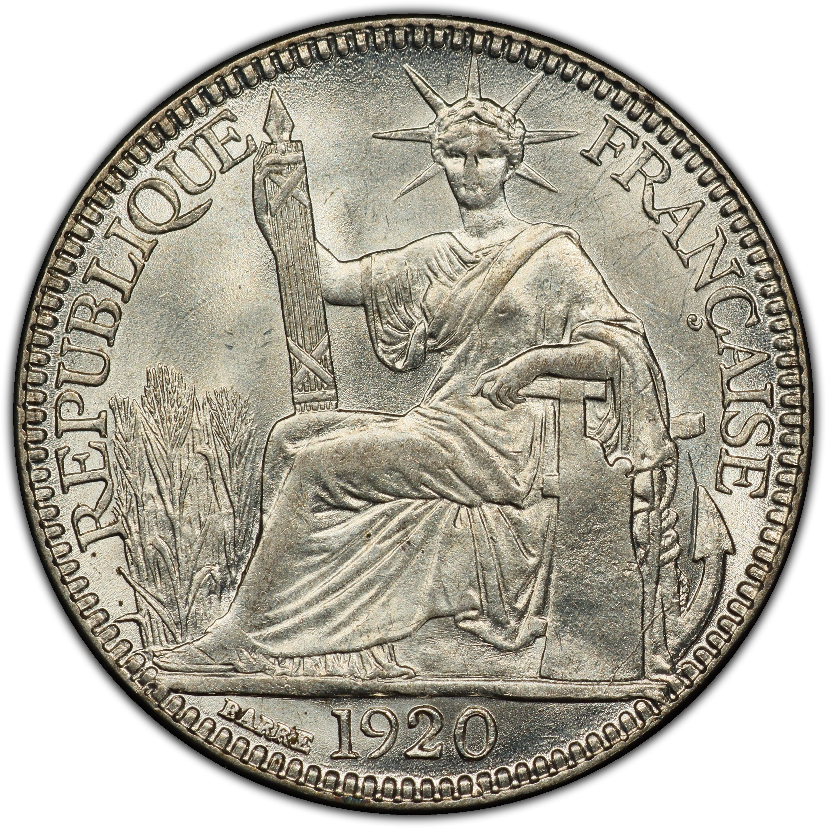 1920 10 Ce San Francisco Mint; without mintmark MS